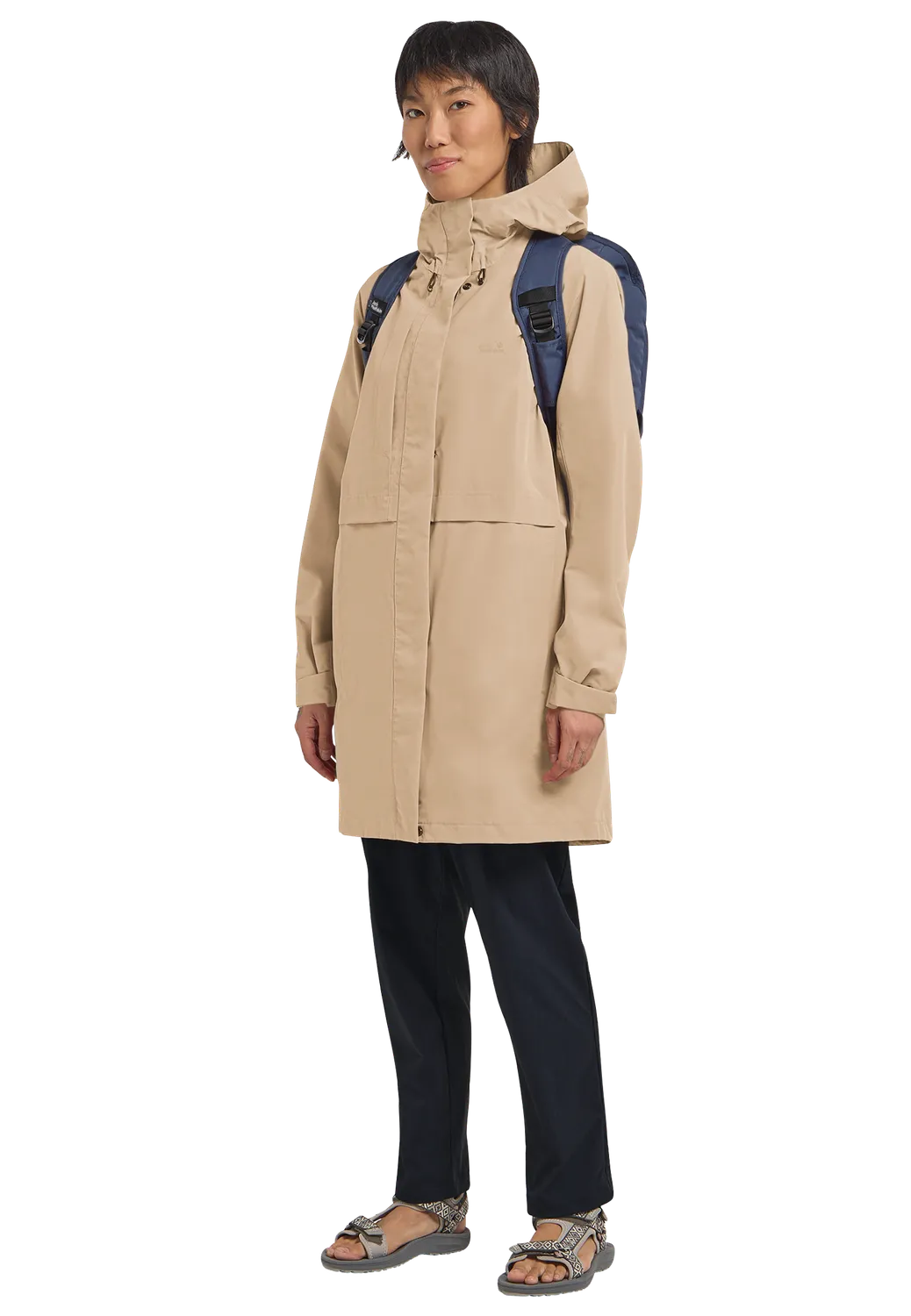 Jack Wolfskin Terraview 2L Coat W manteau pluie femme long