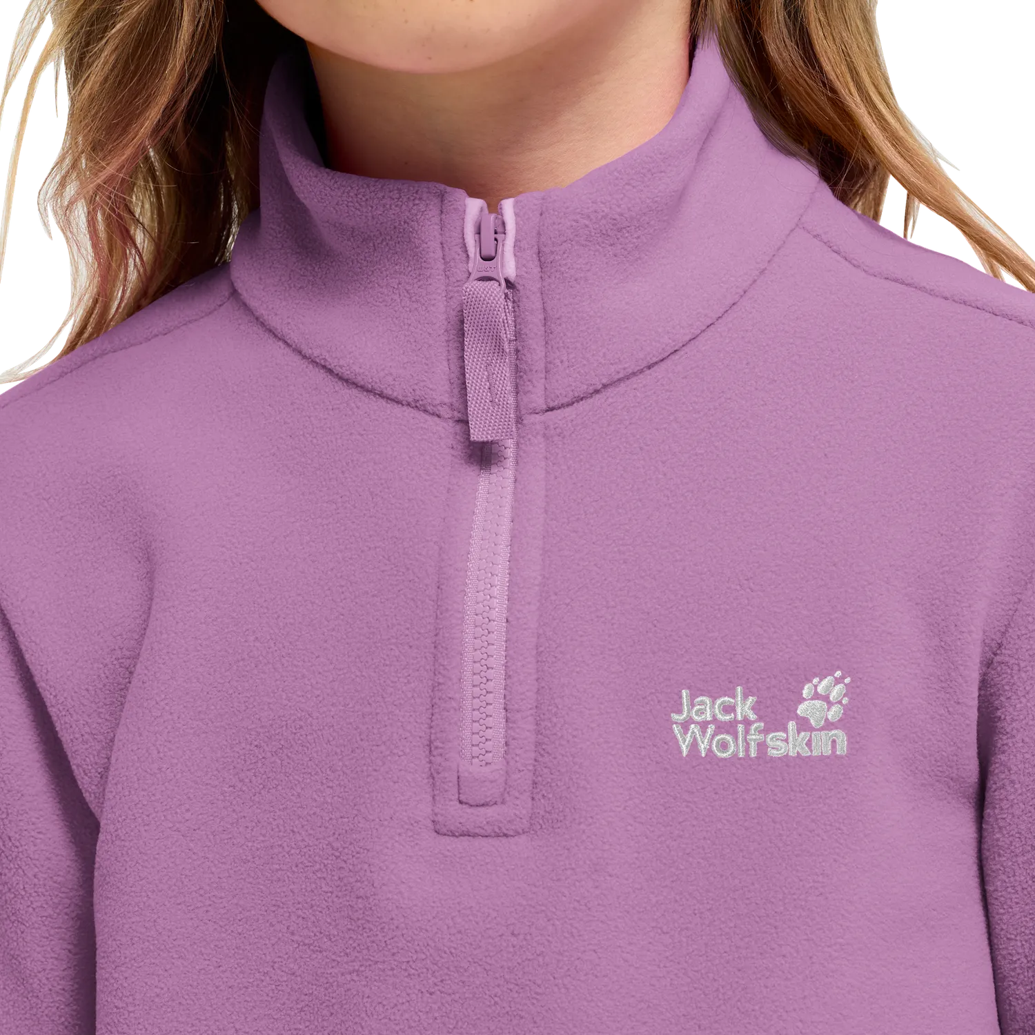 Jack Wolfskin Taunus 100 HZ K pull polaire enfant demi-zip