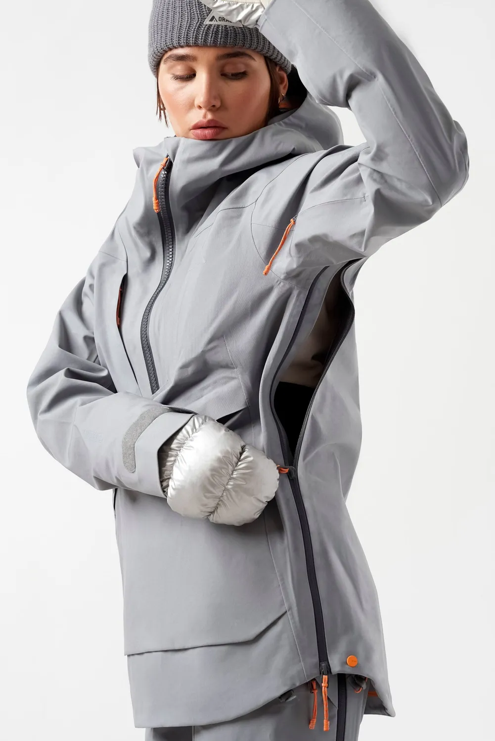 Orage MTN-X Torngat 3L veste imperméable femme Light Steel Blue