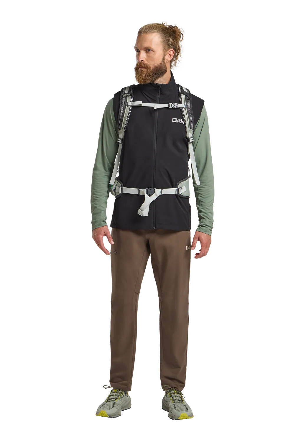 JACK WOLFSKIN PRELIGHT STRIDE VEST M gilet léger coupe-vent