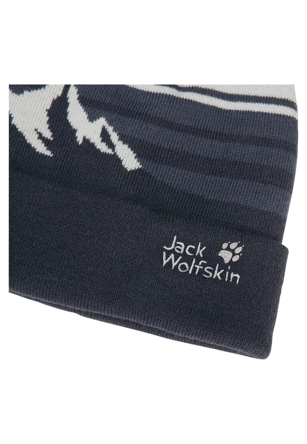 Jack Wolfskin Stripy Pompom Beanie K bonnet enfant chaud