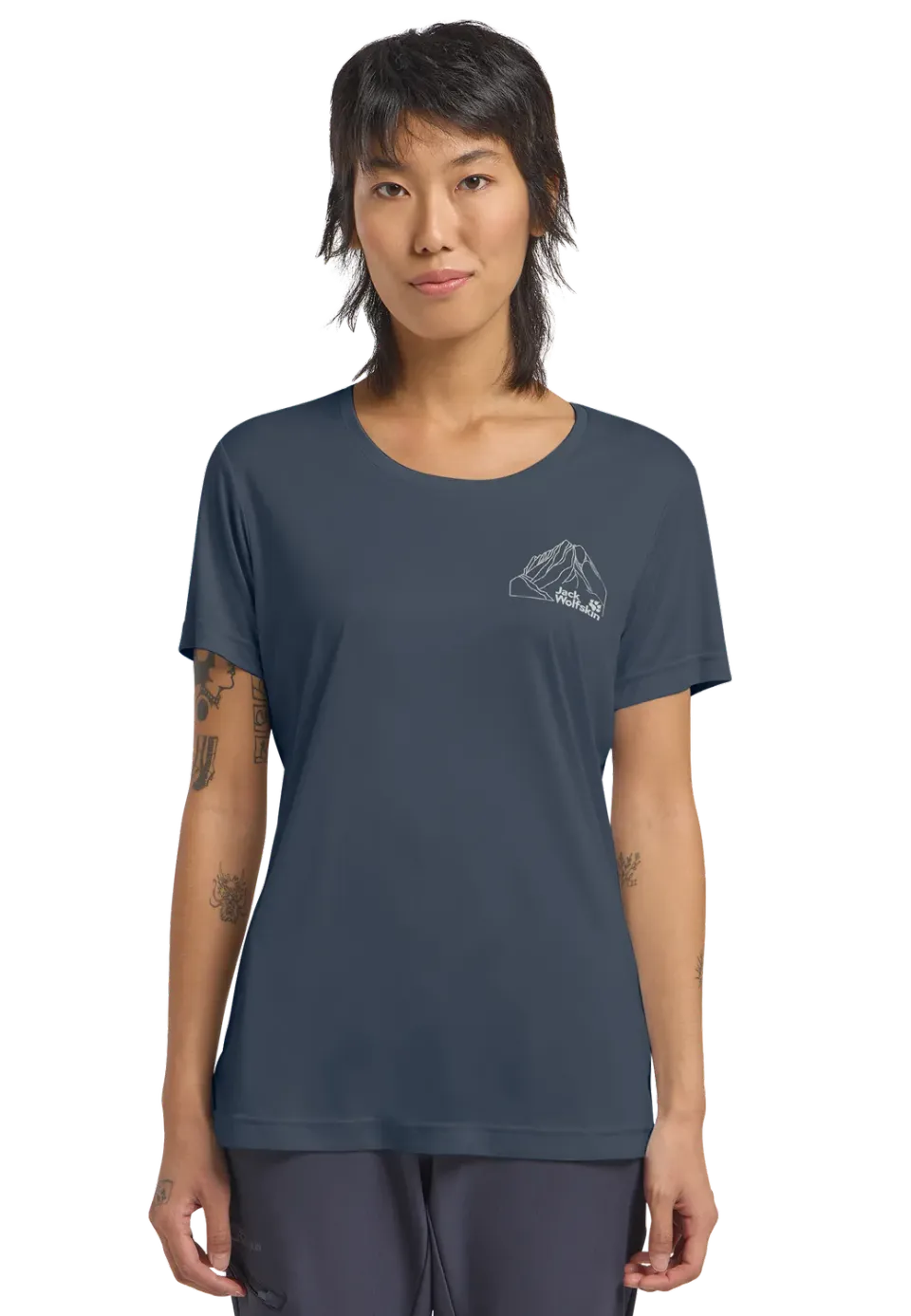 Jack Wolfskin Peak Graphic T t-shirt femme respirant