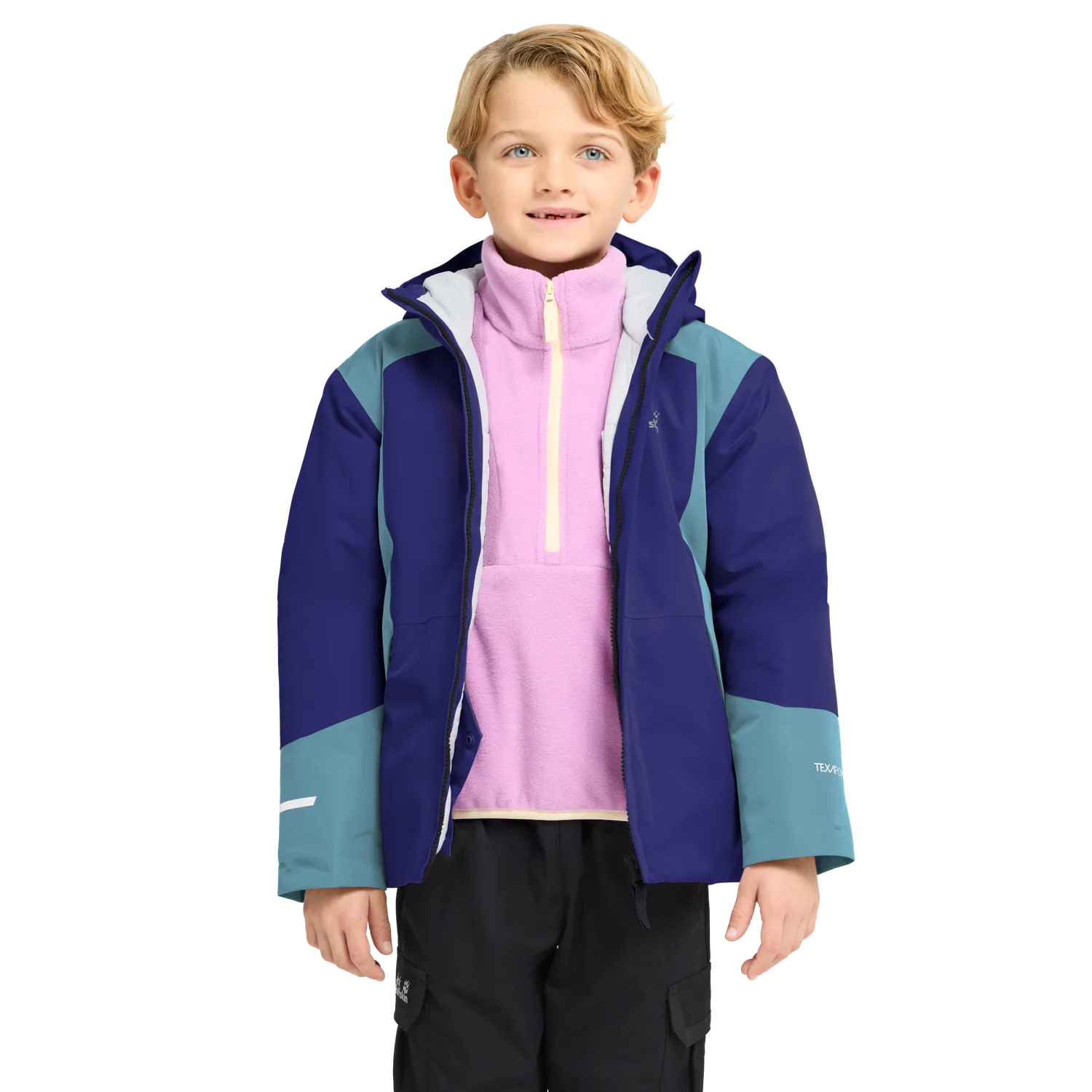 Jack Wolfskin Snowflash JKT K veste ski enfant 128