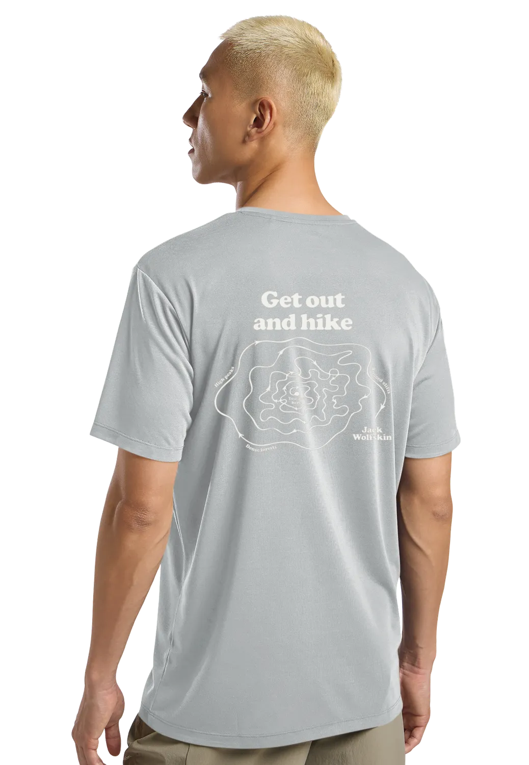 Jack Wolfskin Vonnan Graphic T M t-shirt homme coton doux