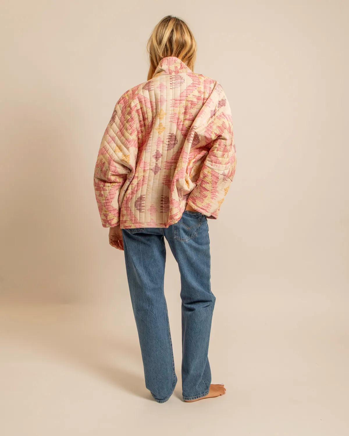 AOKYANOS Chicago Cipola Rose kimono viscose