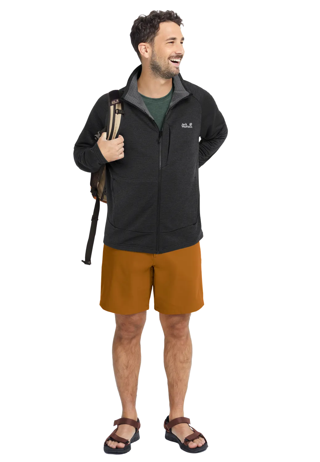 Jack Wolfskin Anytrail FZ M veste polaire homme 3-en-1 chaude