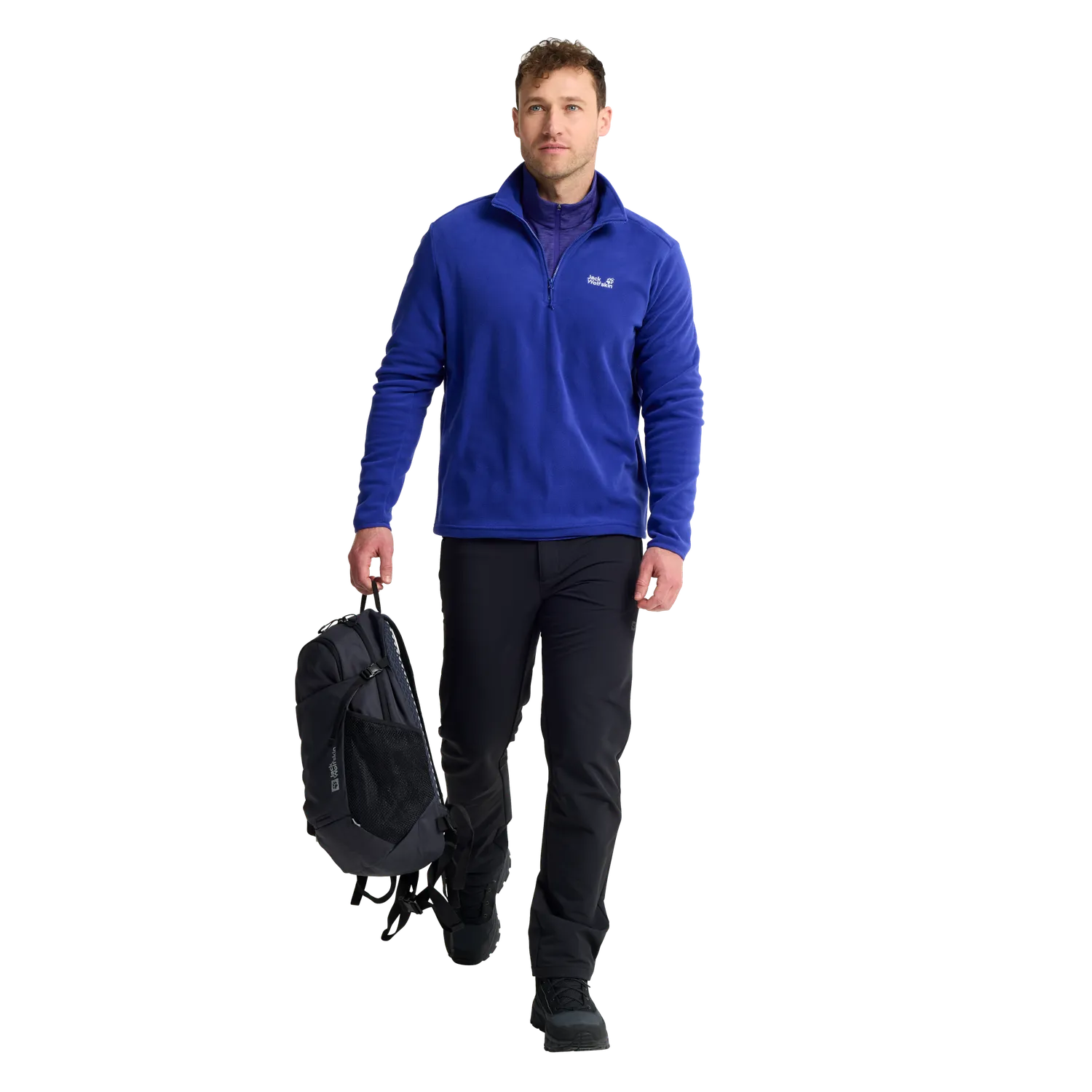 Jack Wolfskin Trail HZ M t-shirt manches longues respirant