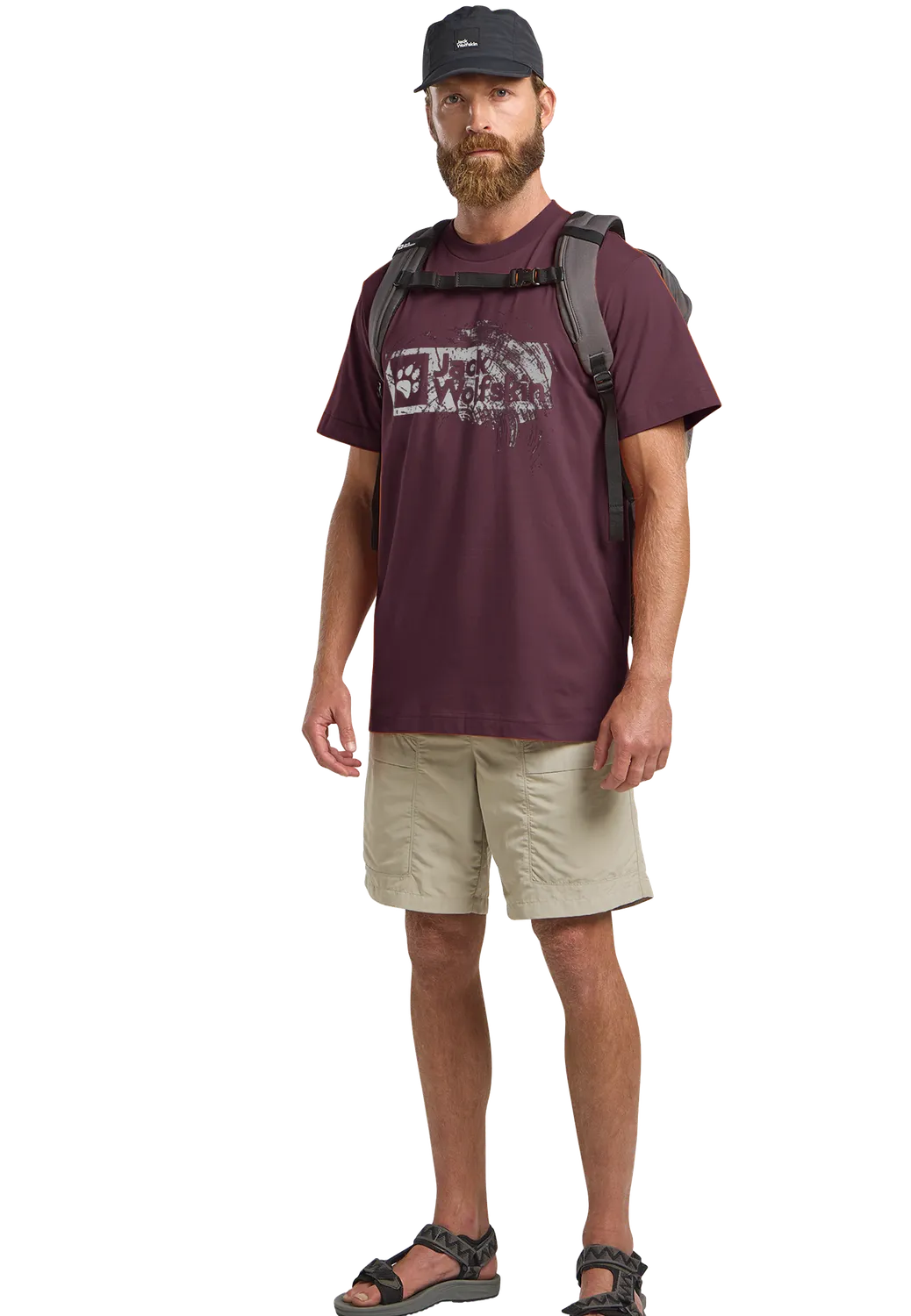 Jack Wolfskin Brand T M t-shirt homme coton