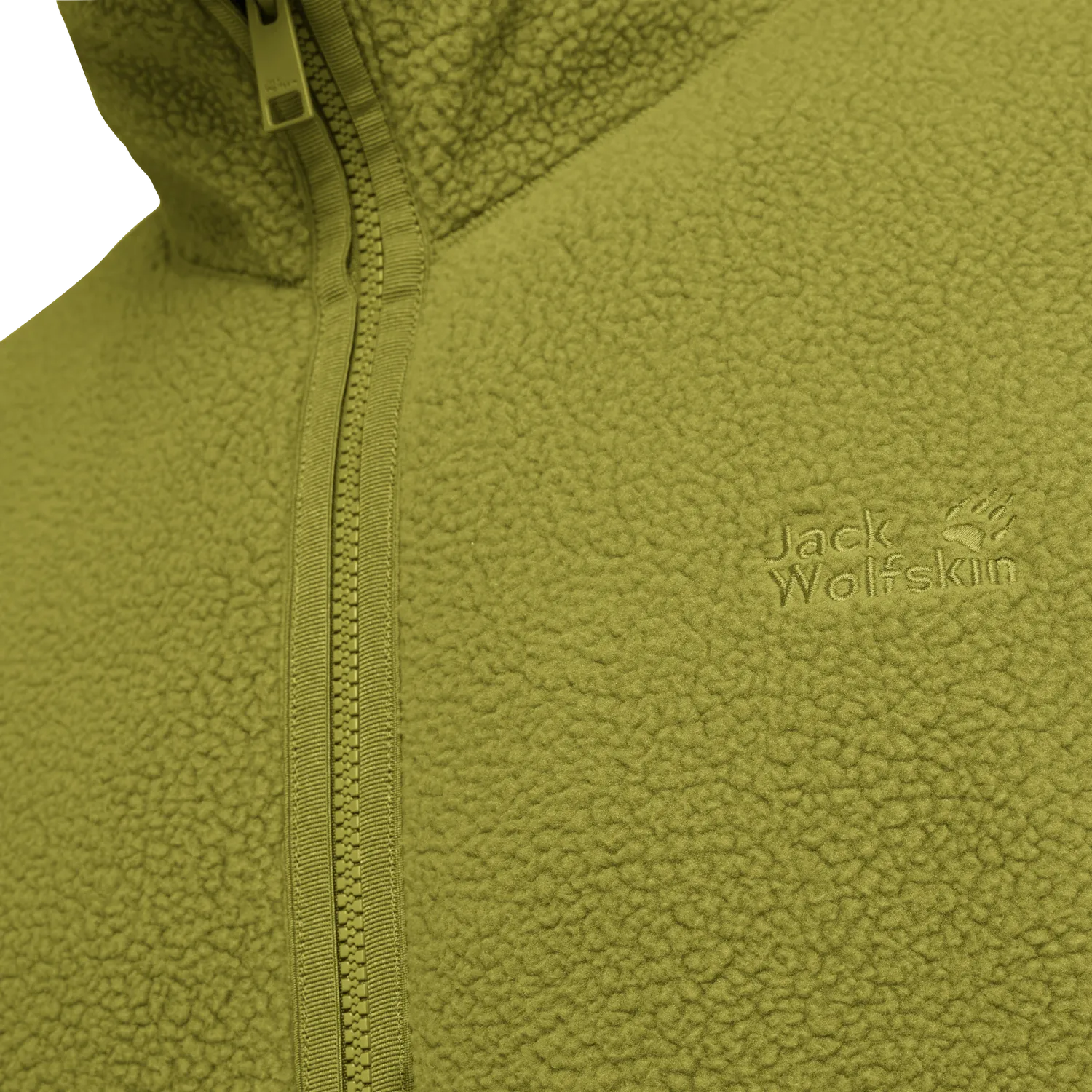 Jack Wolfskin Lite Curl FZ M polaire homme col montant