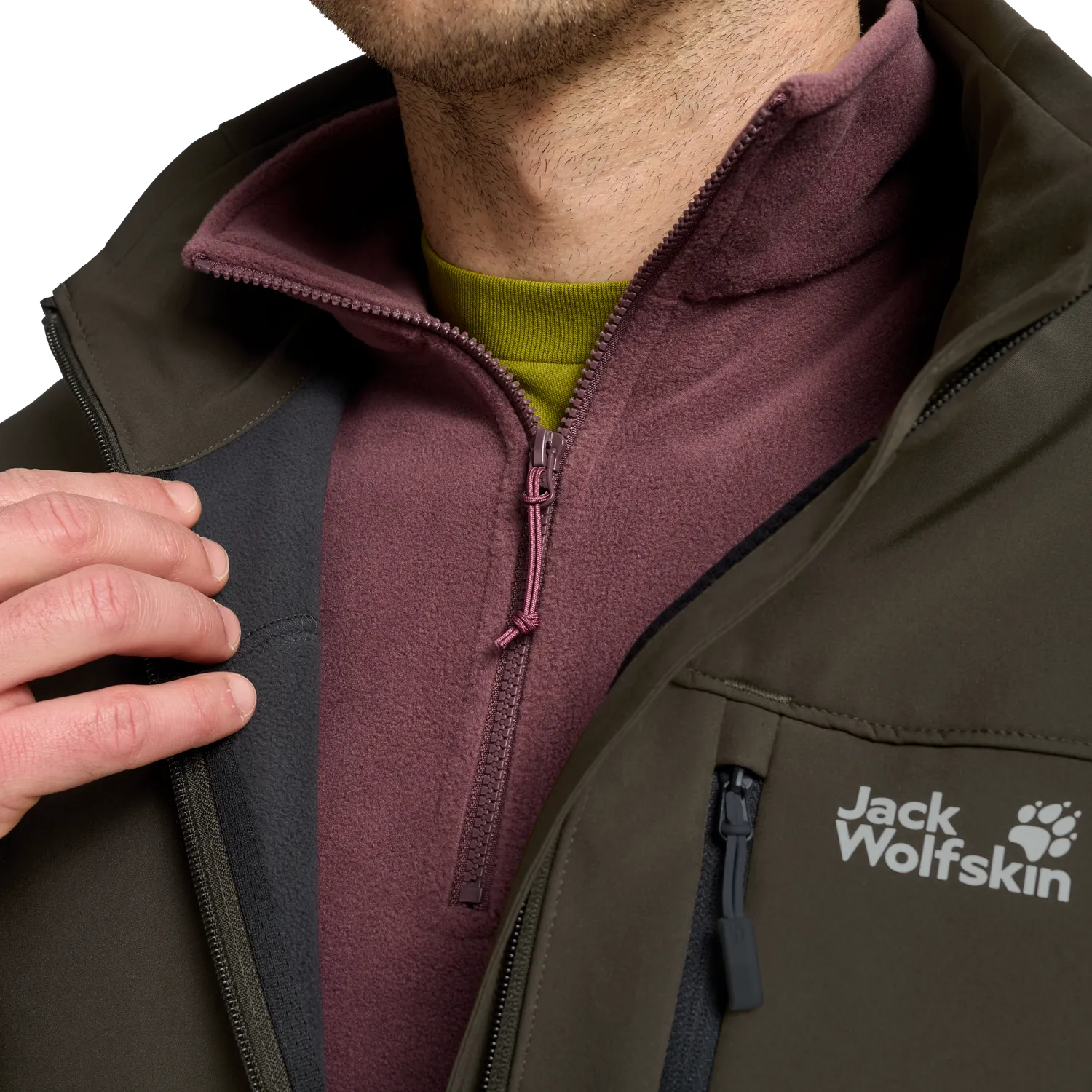 Jack Wolfskin Wild Winds Jkt M veste outdoor homme légère