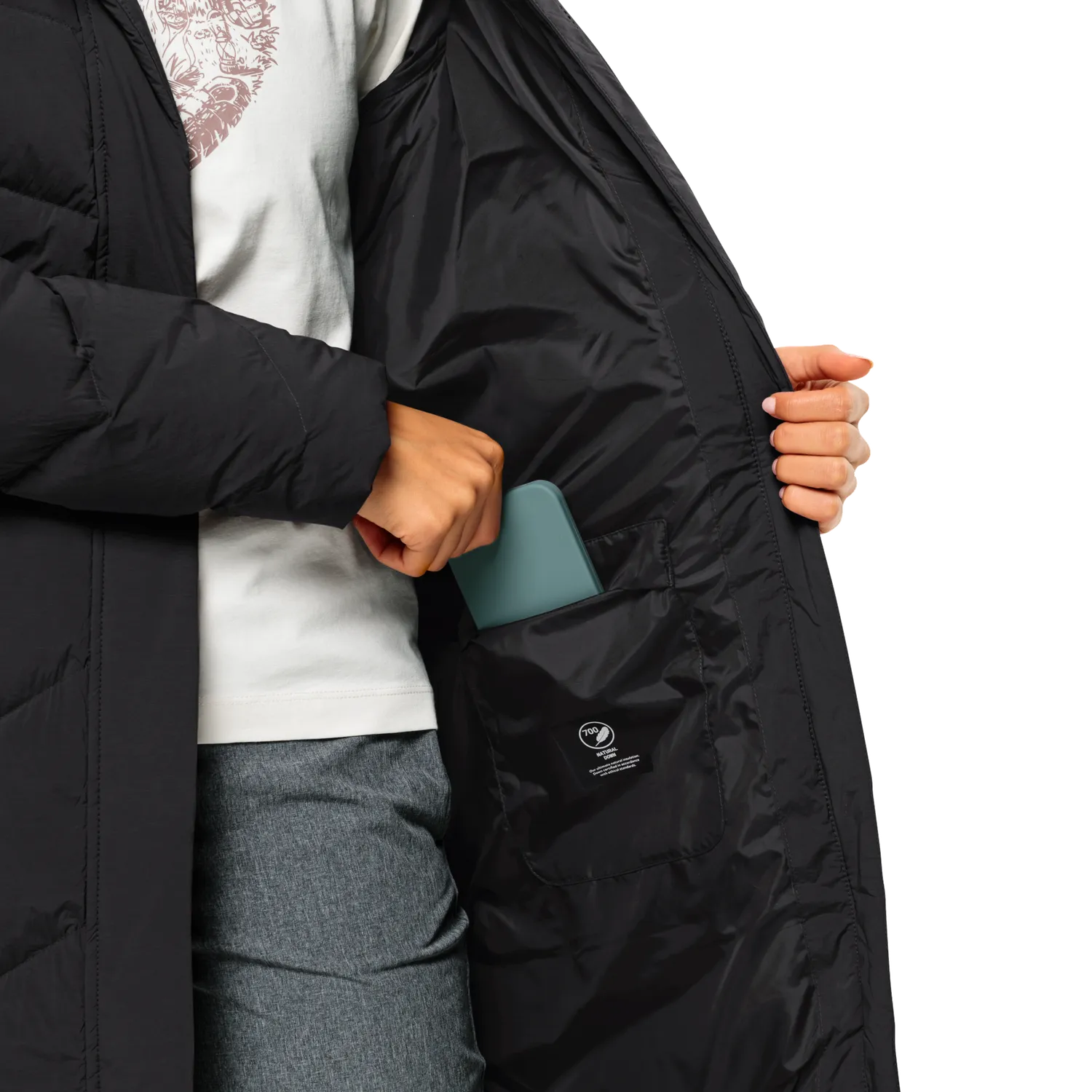 Jack Wolfskin Marienplatz Coat W manteau doudoune femme chaud
