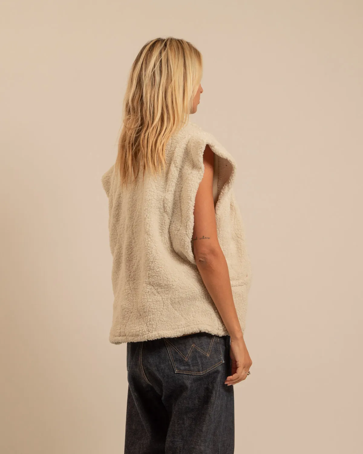 AOKYANOS Brooklyn Sherpa veste crème taille unique