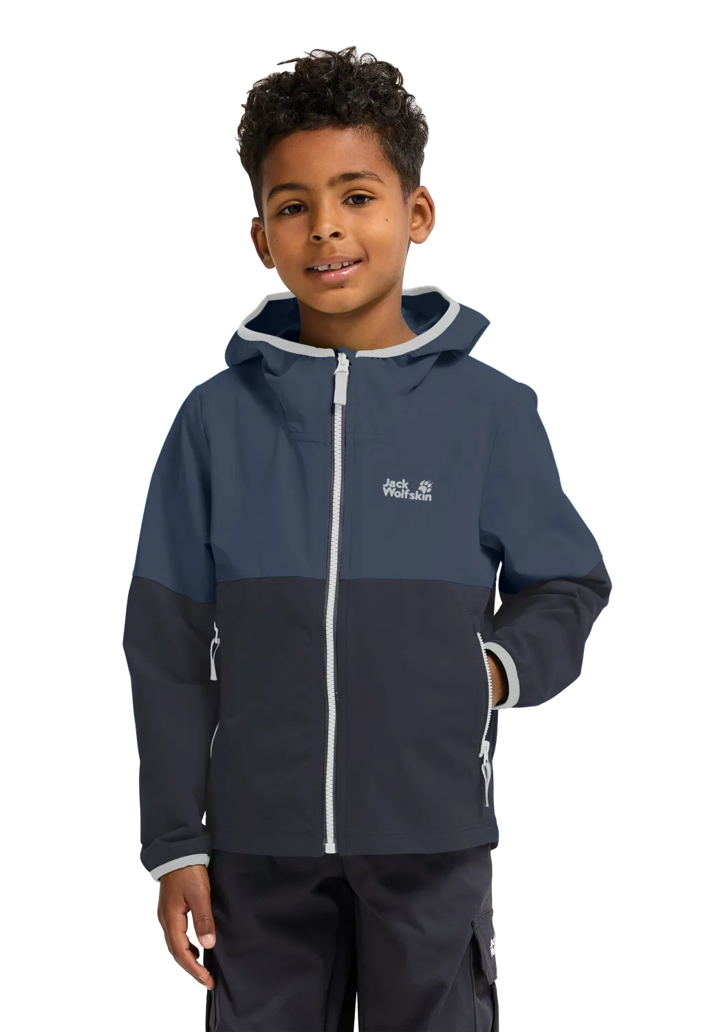 JACK WOLFSKIN SANDBIRD HOODED veste enfant coupe-vent