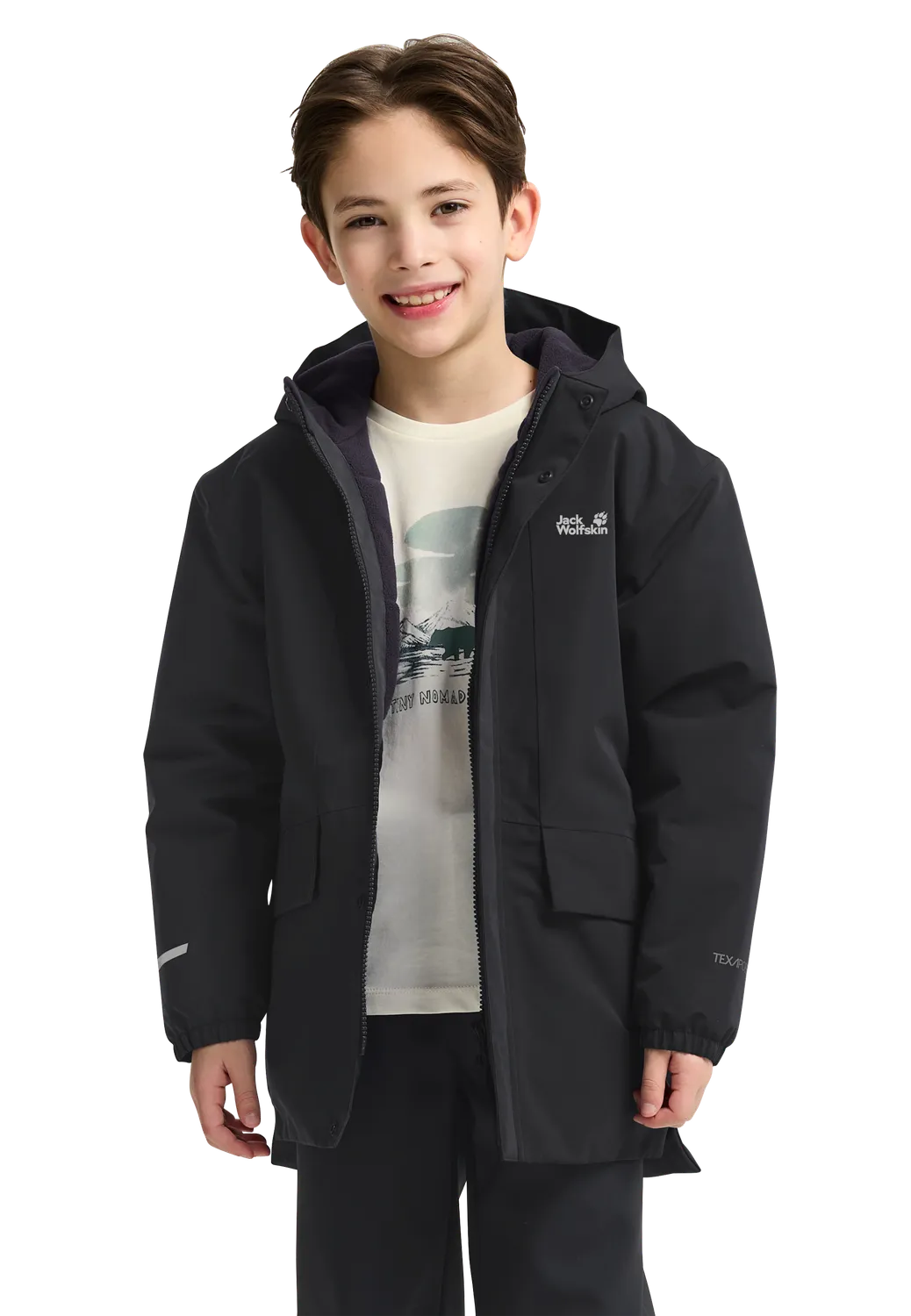 Jack Wolfskin Canvey Jkt Kids parka enfant chaude