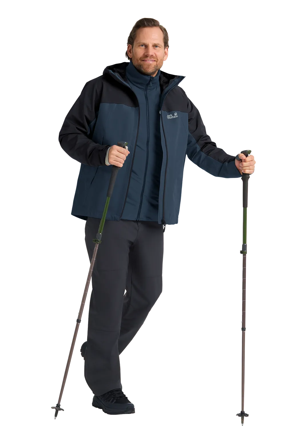Jack Wolfskin Wild Places 3in1 JKT M Veste Homme Hiver