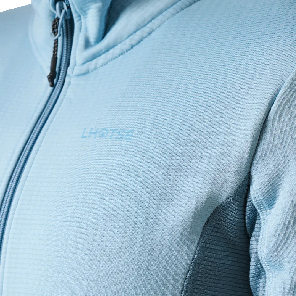 Lhotse Greta polaire Winterblue grid zippée