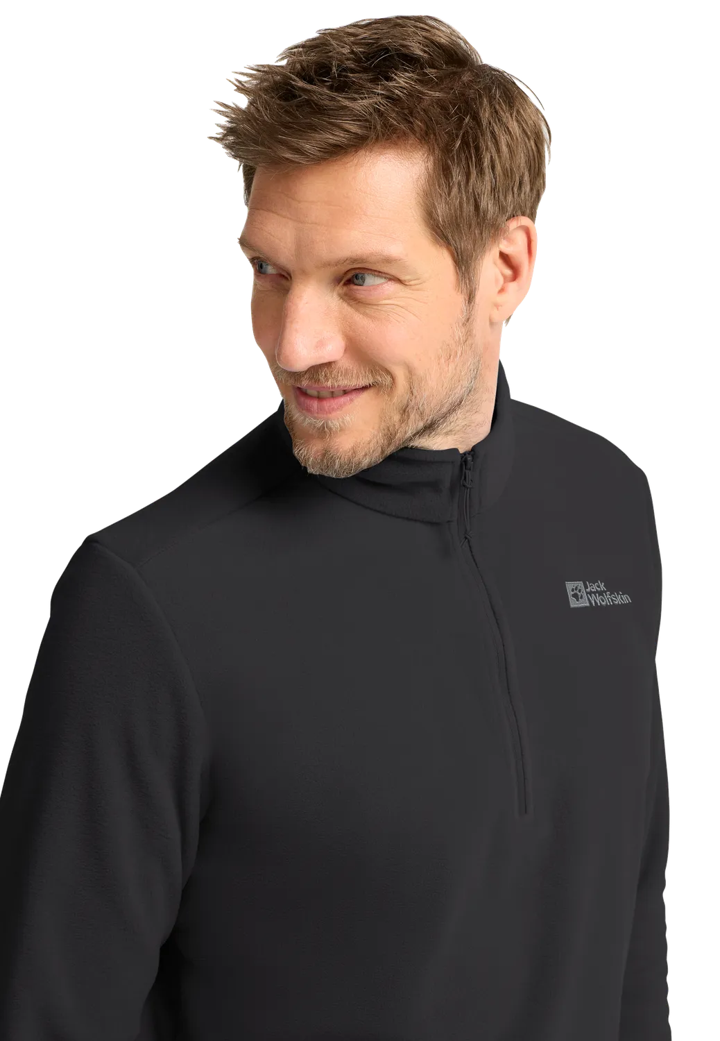 Jack Wolfskin Taunus HZ M pull polaire homme demi-zip léger
