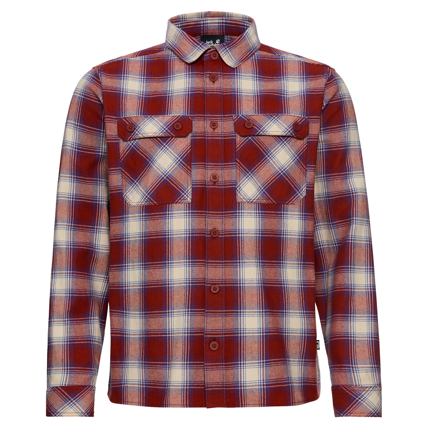 Jack Wolfskin Baja Flannel Shirt chemise homme flanelle