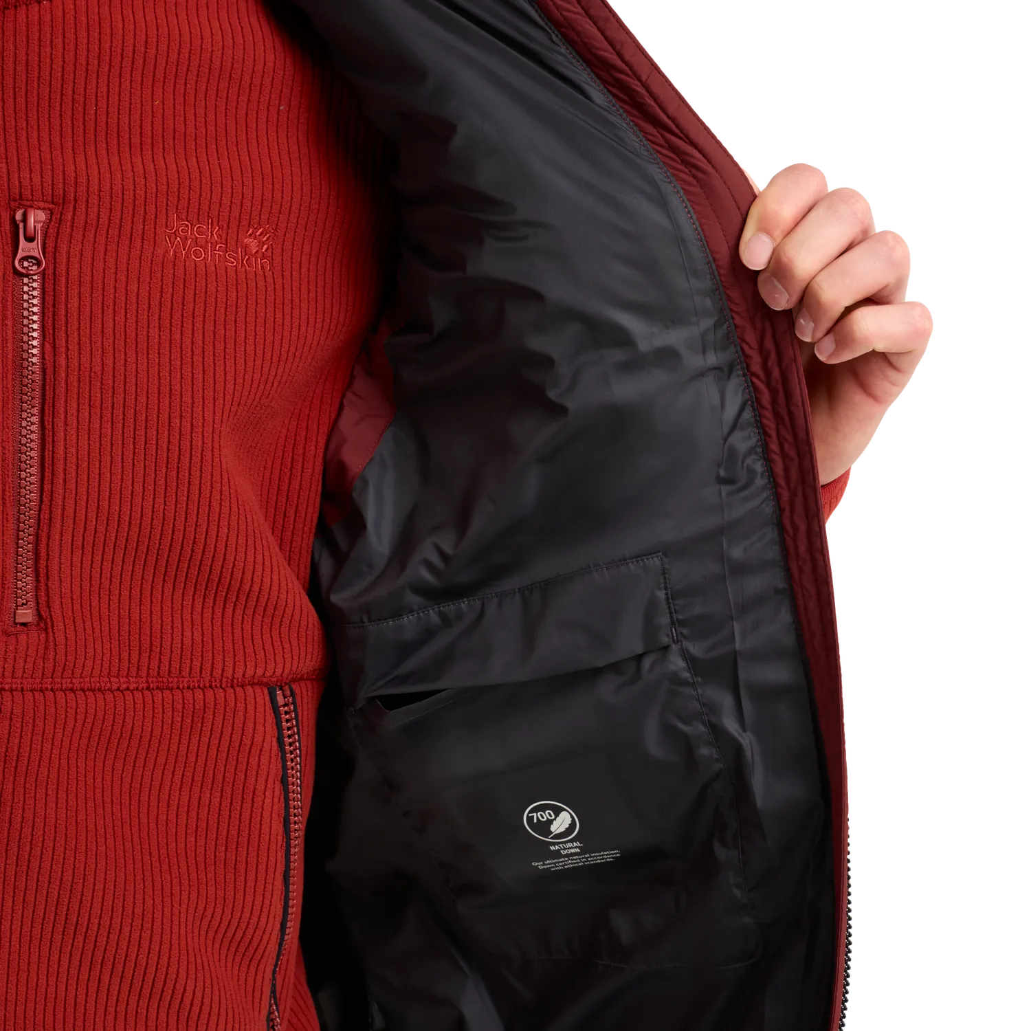 Jack Wolfskin Colonius Vest gilet duvet homme RDS coupe-vent