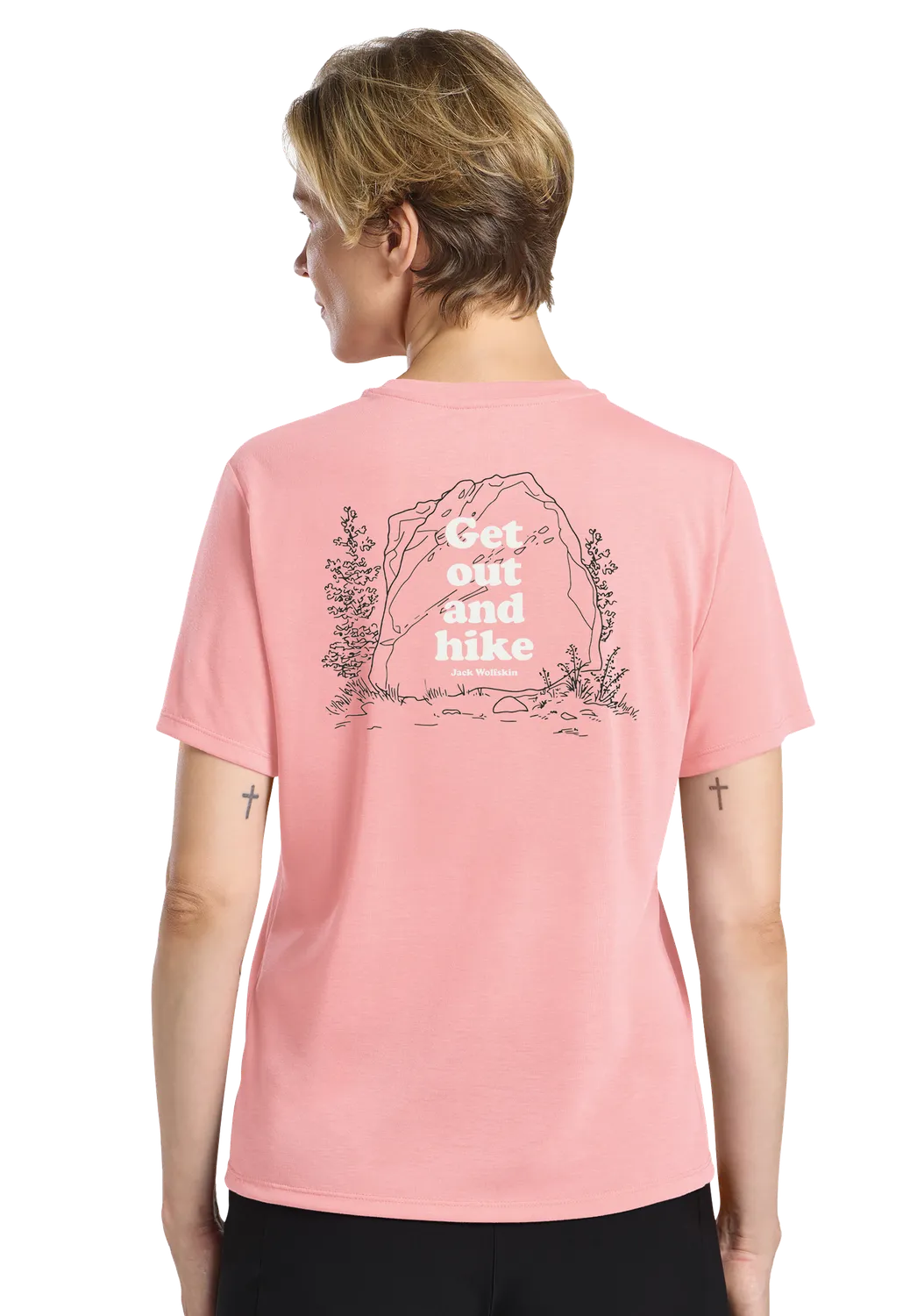 Jack Wolfskin Vonnan Graphic T t-shirt femme respirant