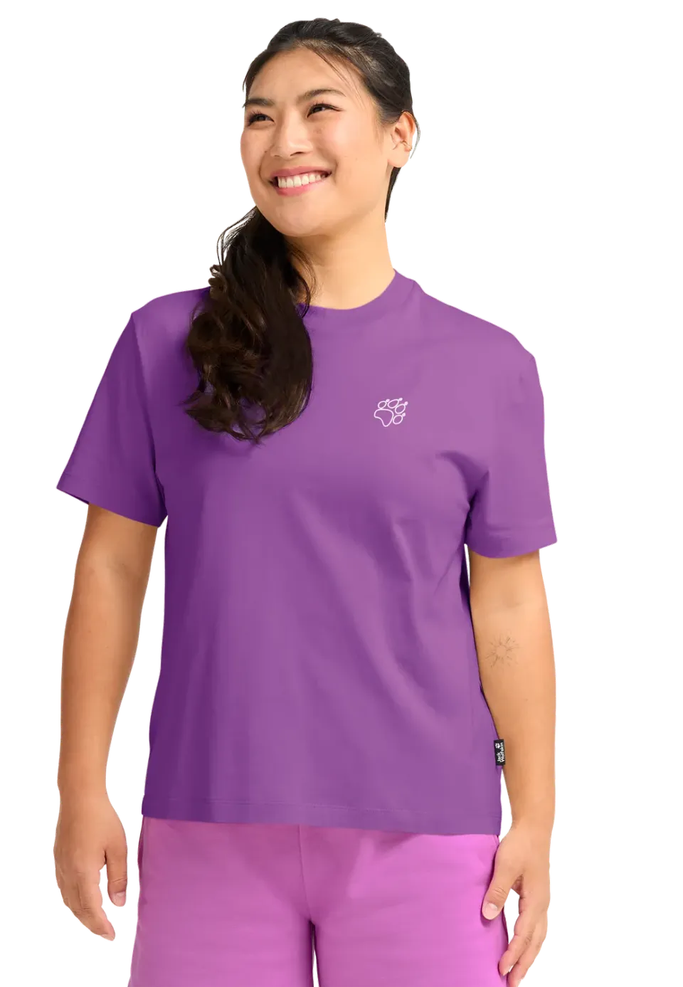 Jack Wolfskin Celebrate the Paw t-shirt femme coton