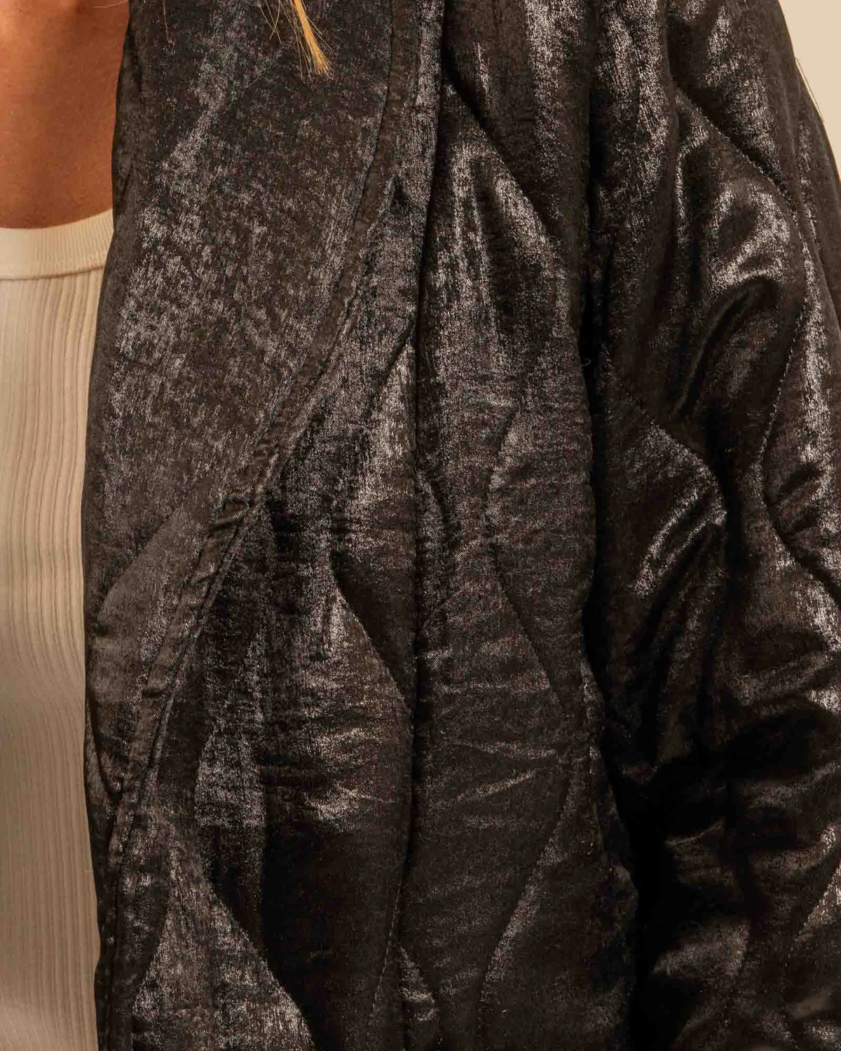 AOKYANOS Cuba irisé kimono noir taille unique polyester