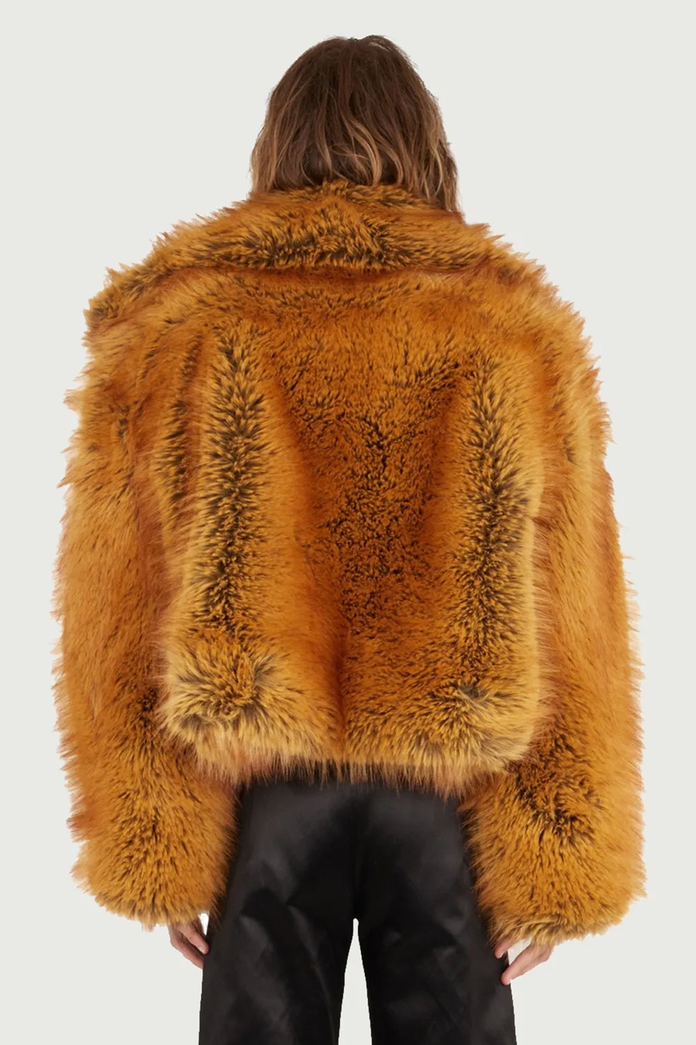 Jeanne Friot Blizzard manteau fausse fourrure court
