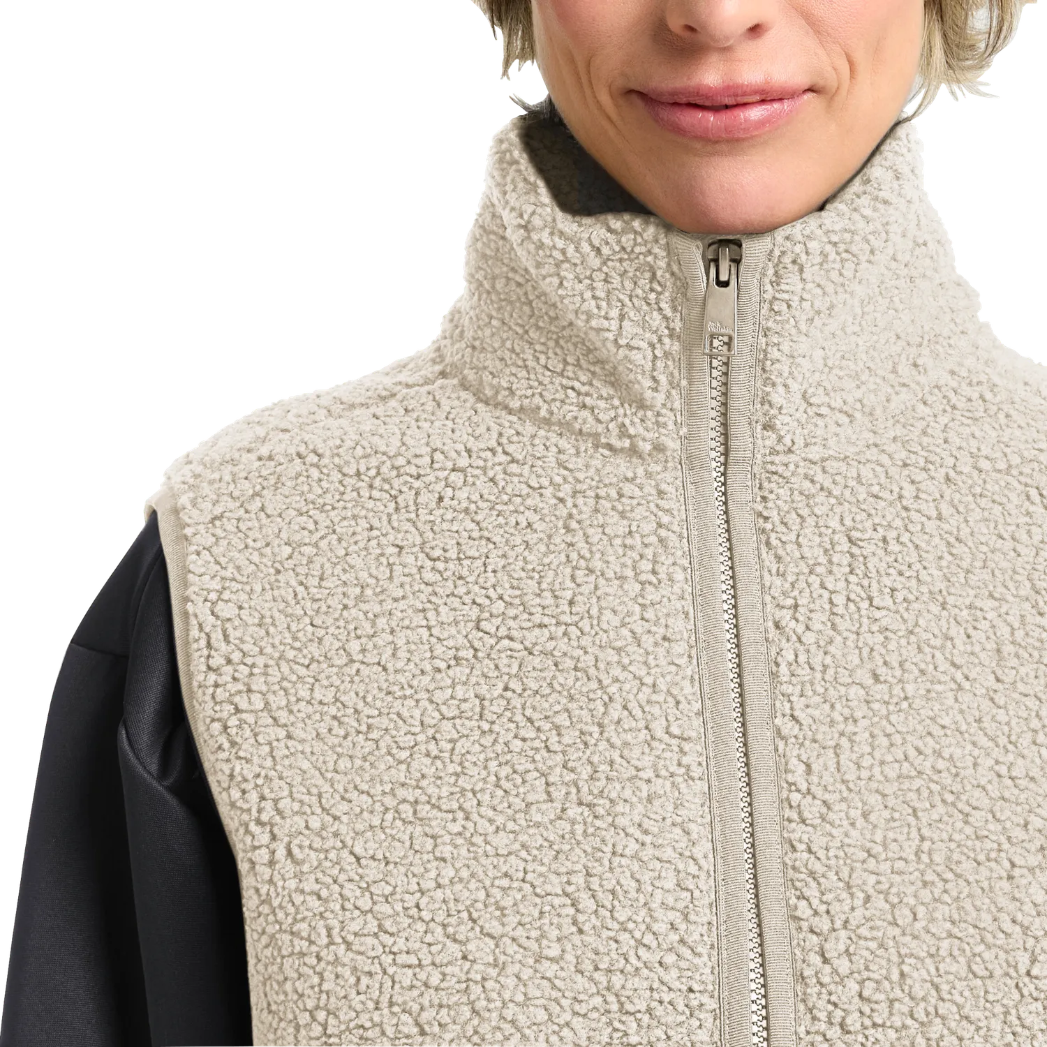 Jack Wolfskin High Curl Vest W gilet polaire femme sherpa