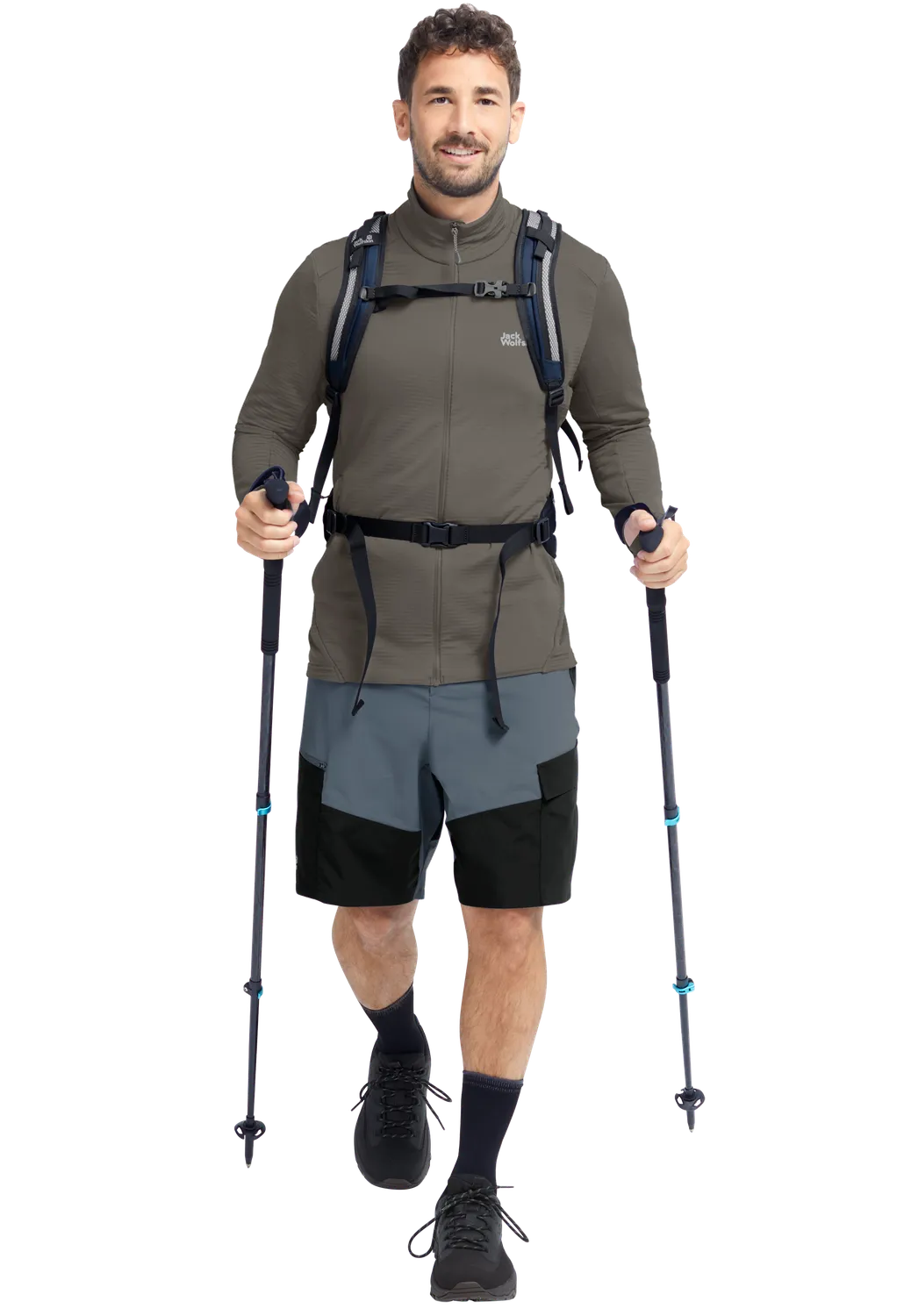 Jack Wolfskin Litestride FZ M polaire homme zippée respirante