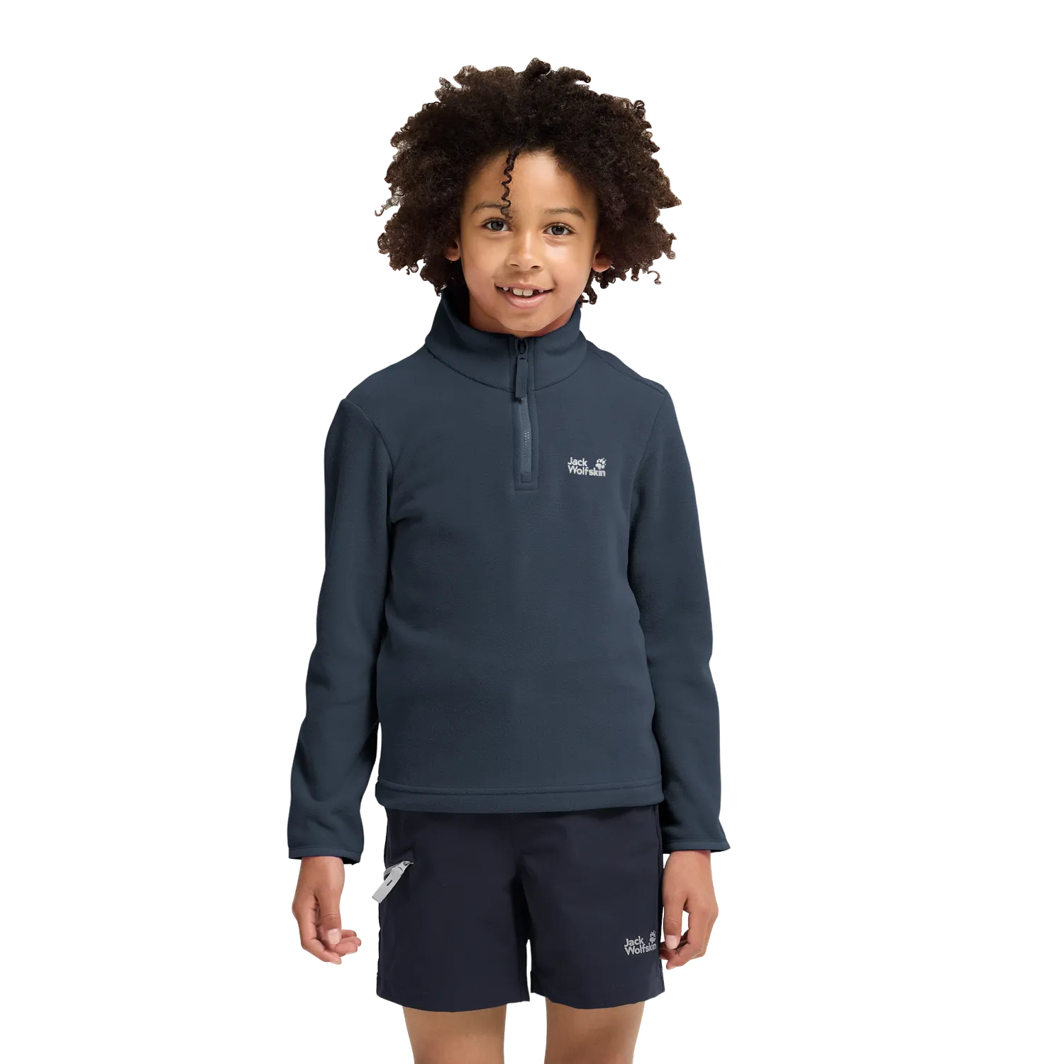Jack Wolfskin Taunus 100 HZ pull polaire enfant demi-zip chaud