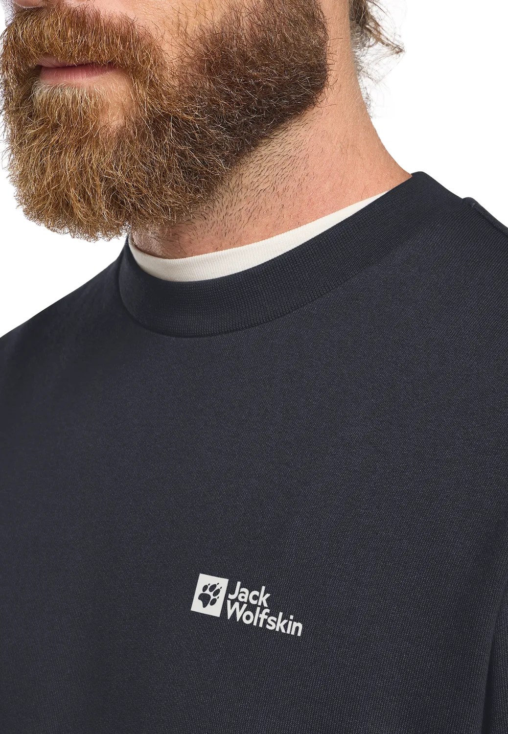 Jack Wolfskin Essential Crewneck M sweat homme coton
