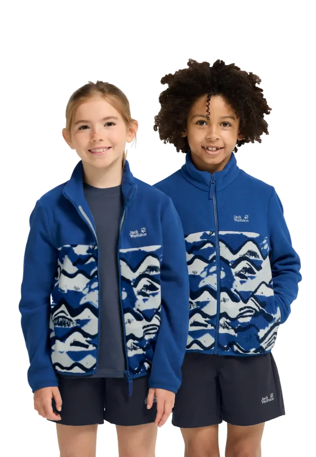 Jack Wolfskin Paw Era 100 Print FZ veste polaire enfant imprimé