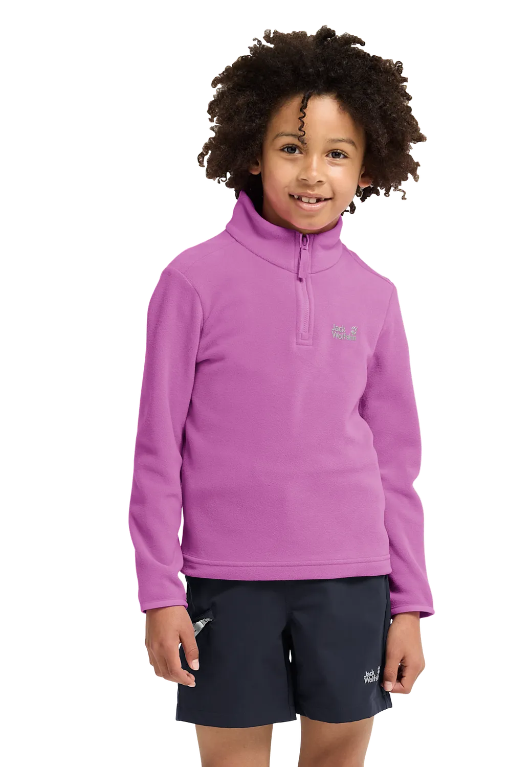 Jack Wolfskin Taunus 100 HZ K pull polaire enfant demi-zip