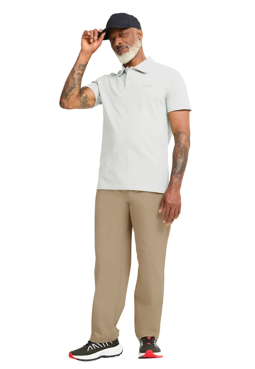 Jack Wolfskin Essential Polo M polo homme coupe droite
