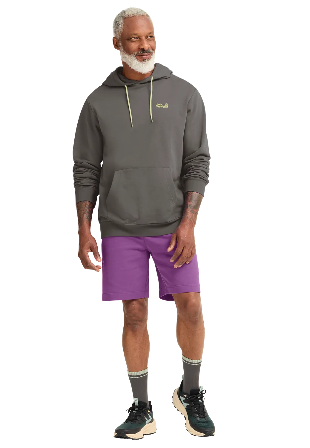 Jack Wolfskin Celebrate the Paw Hoody M sweat capuche homme coton