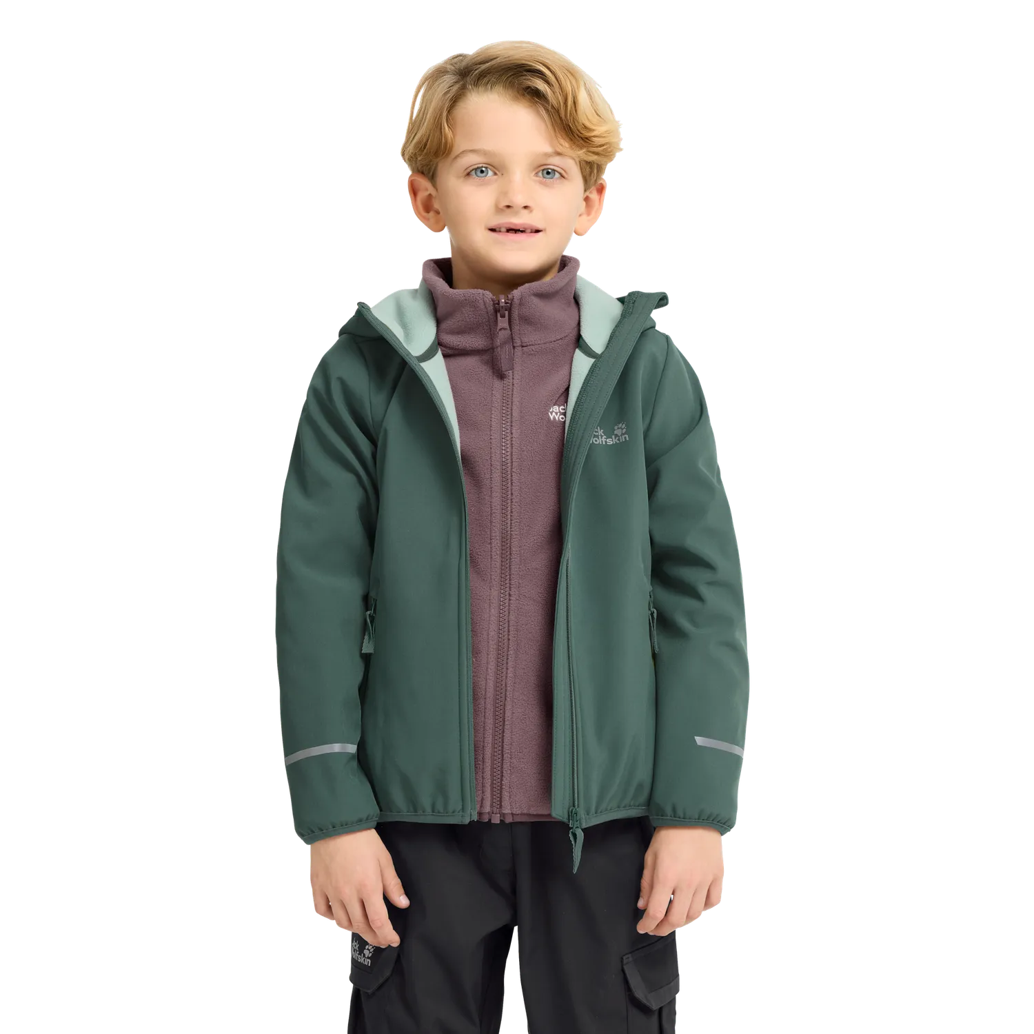 Jack Wolfskin Fourwinds JKT K veste enfant coupe-vent stretch