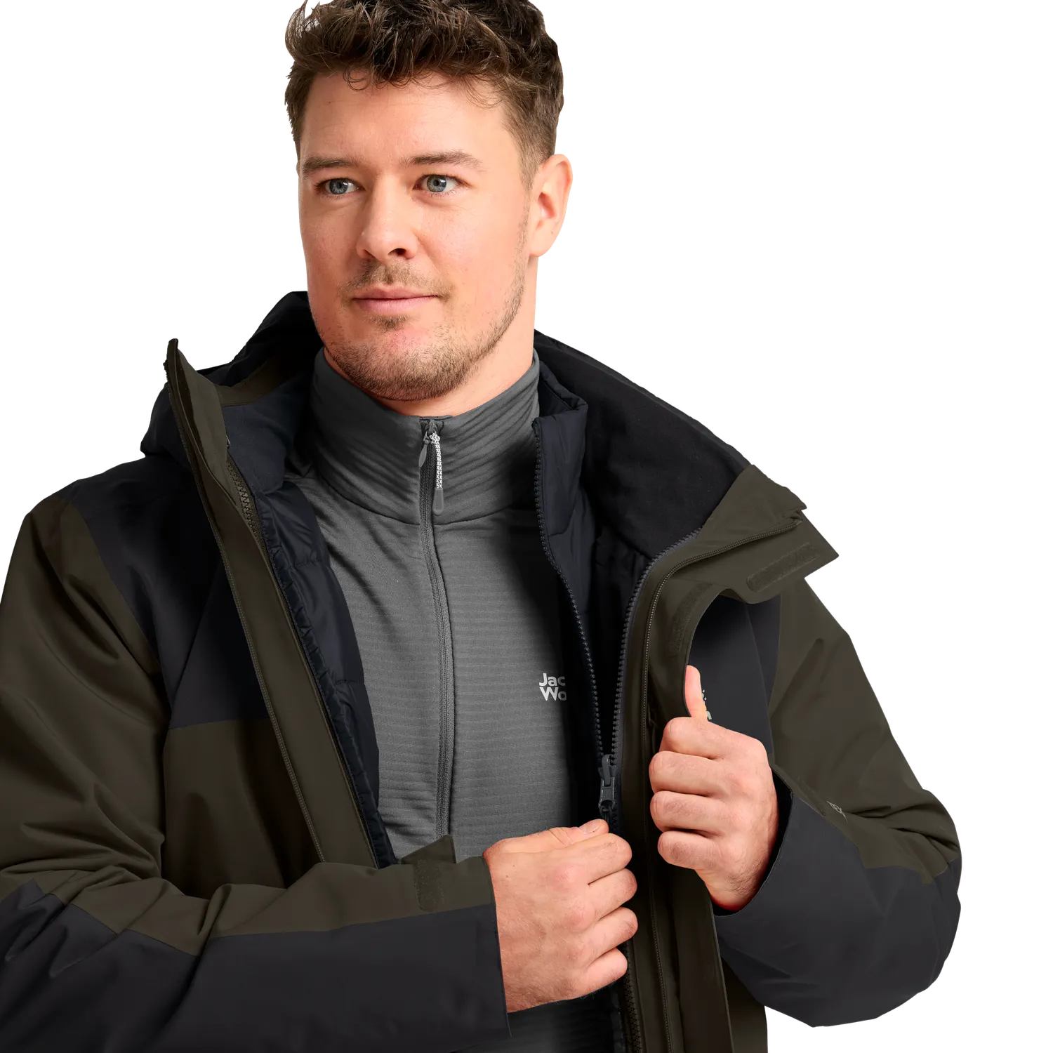 Jack Wolfskin Jasper Pro 3in1 veste homme imperméable