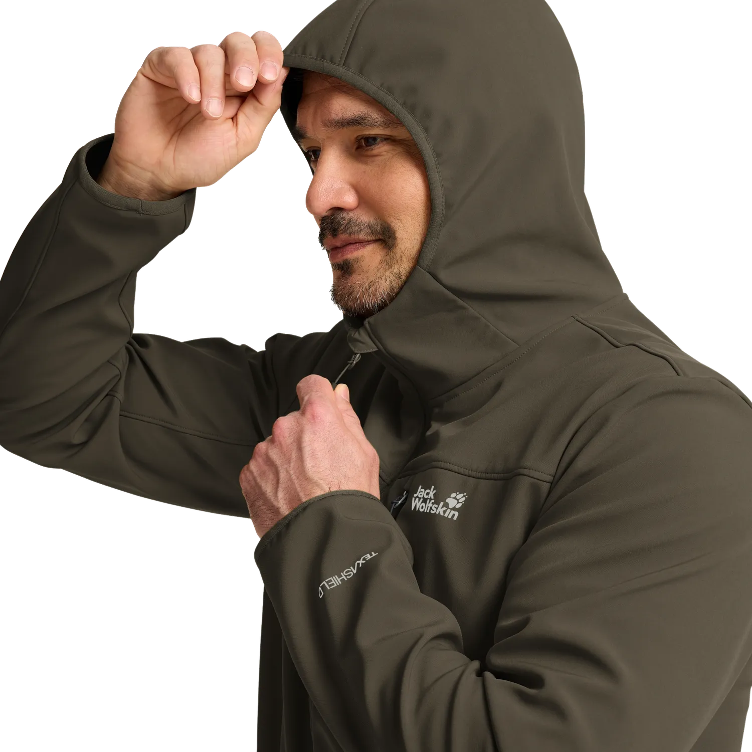 Jack Wolfskin Wild Winds Hooded veste homme coupe-vent