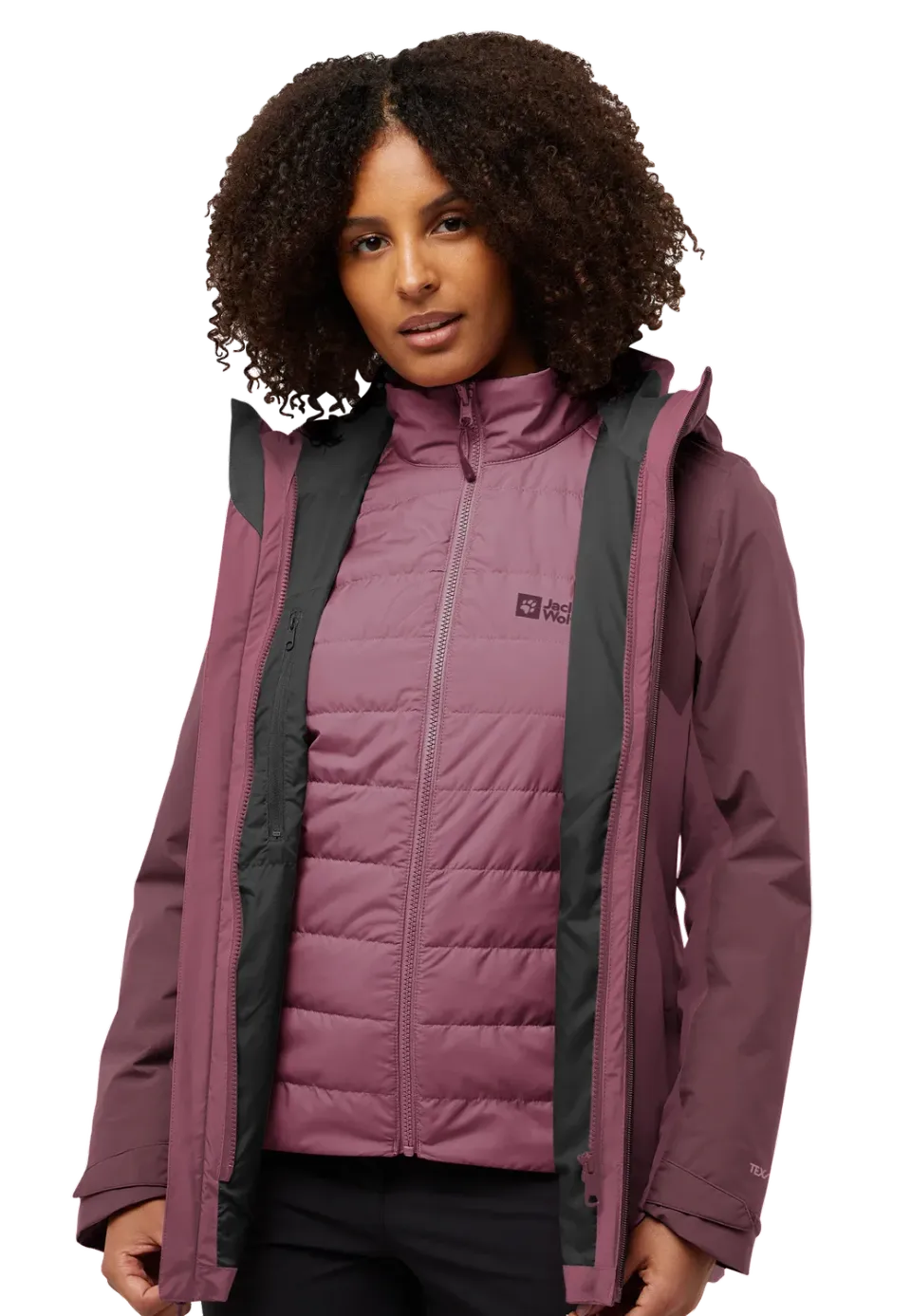 Jack Wolfskin Hunberg 3in1 Jkt W veste 3 en 1 femme