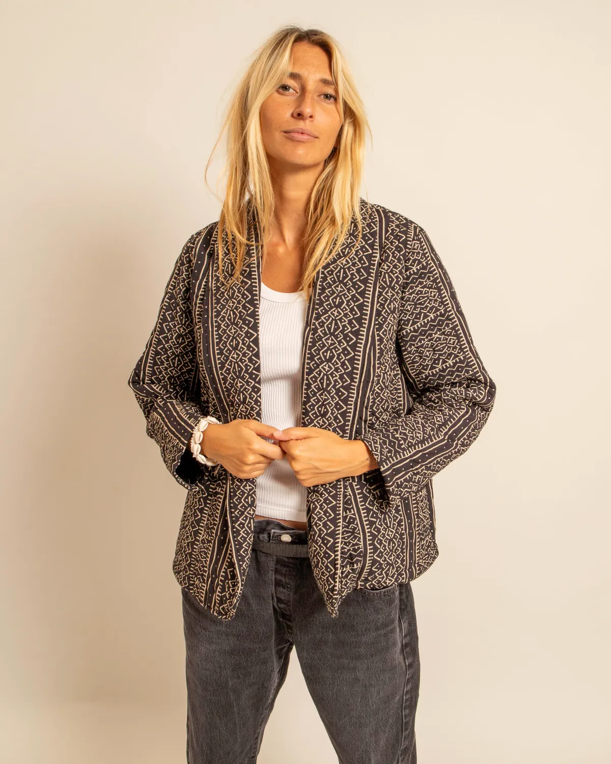 Aokyanos Cuba Mendoza blazer viscose imprimé