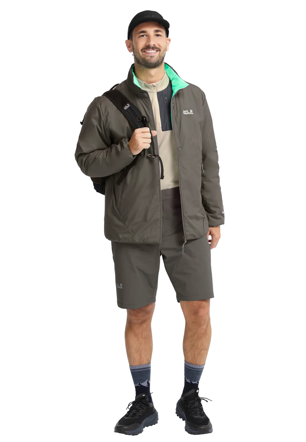 Jack Wolfskin Trail Light Ins 2in1 veste homme réversible