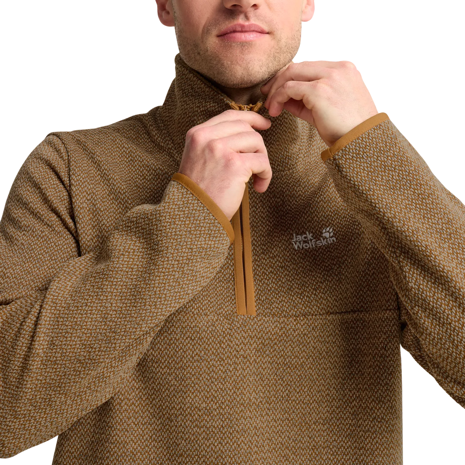 Jack Wolfskin Pinetrail HZ M pull polaire demi-zip chaud