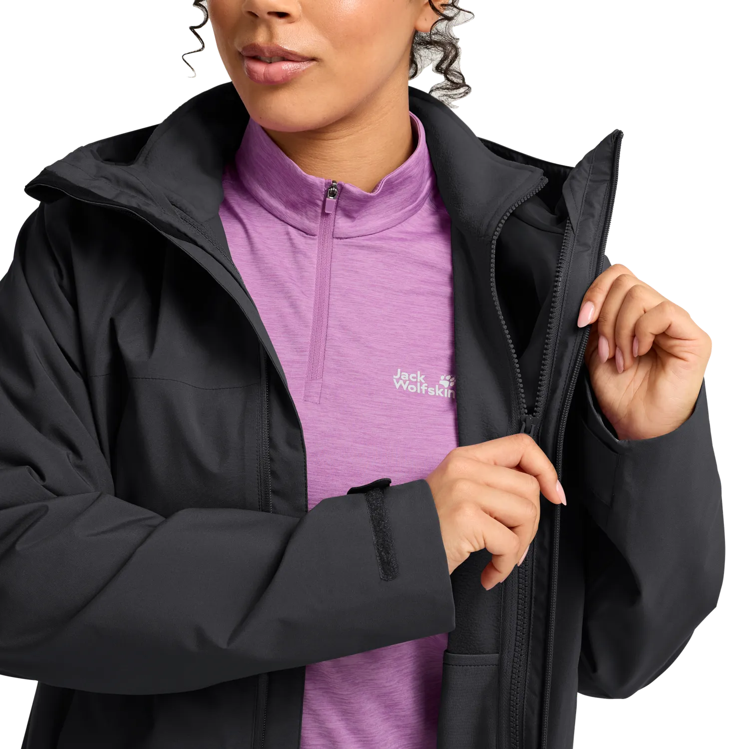 Jack Wolfskin Moonrise 2 3in1 veste femme 3 en 1 imperméable
