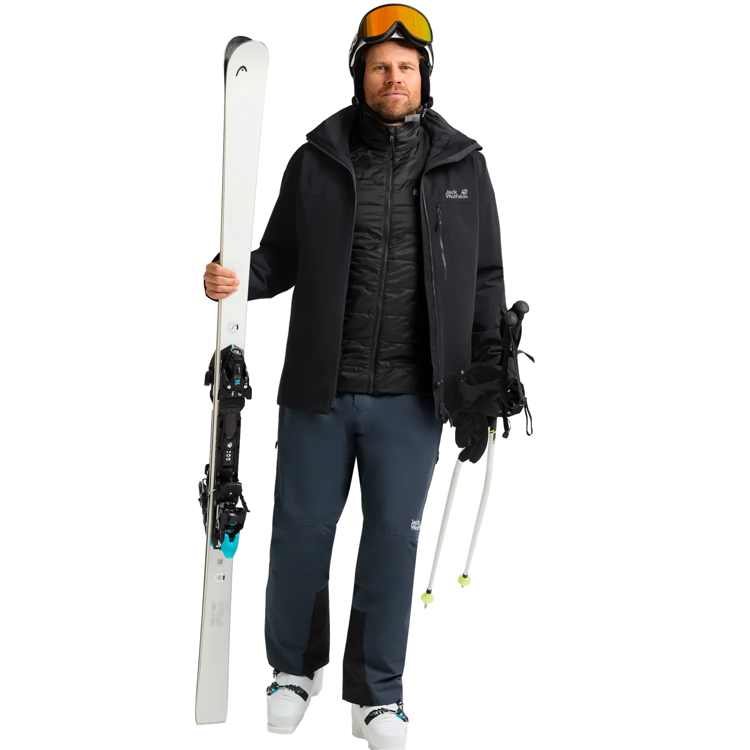 Jack Wolfskin Flowline 3in1 Jkt M veste ski homme hiver