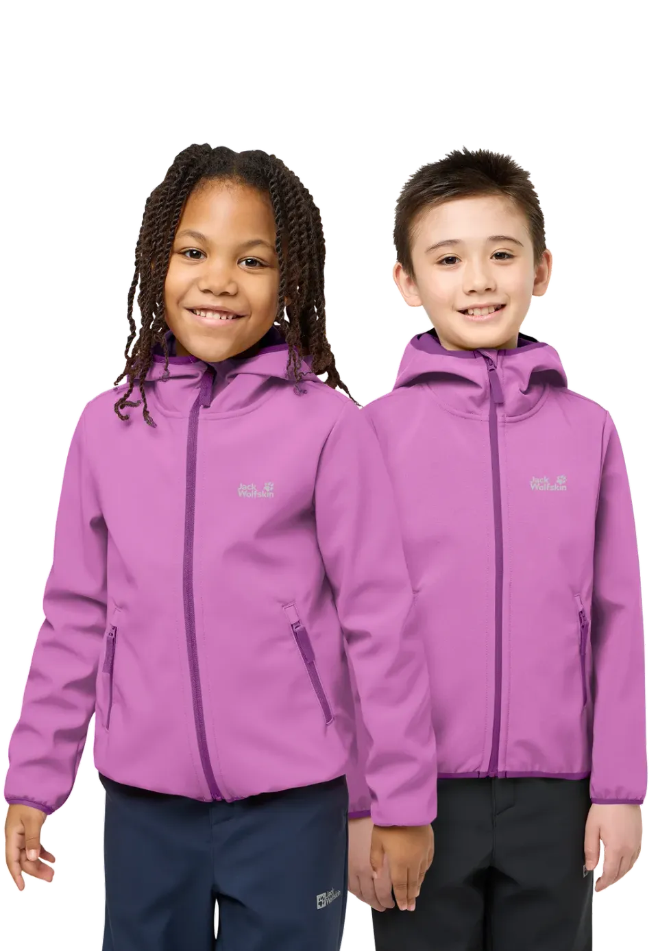 Jack Wolfskin Fourwinds veste softshell enfant doublée