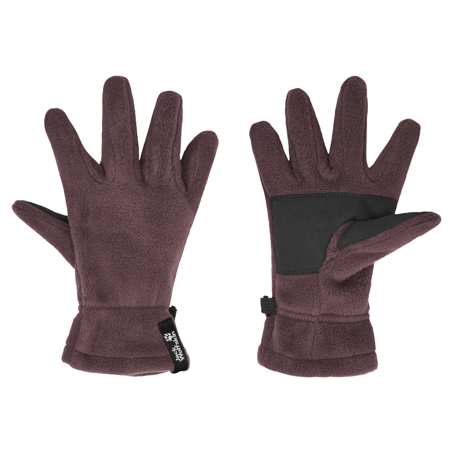 Jack Wolfskin Fleece Glove K gants polaire enfant grip paume PU