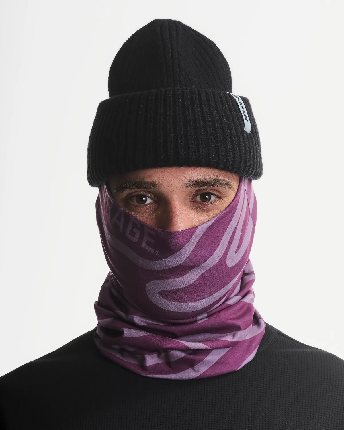 Orage Slash R50909 tour de cou noir stretch