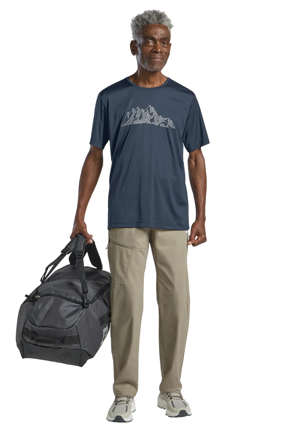 Jack Wolfskin Peak Graphic T M T-shirt Homme Respirant