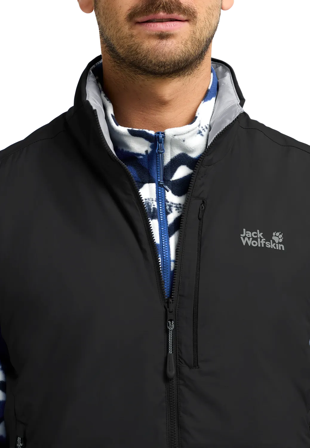 Jack Wolfskin Trail Light Ins 2in1 gilet homme réversible
