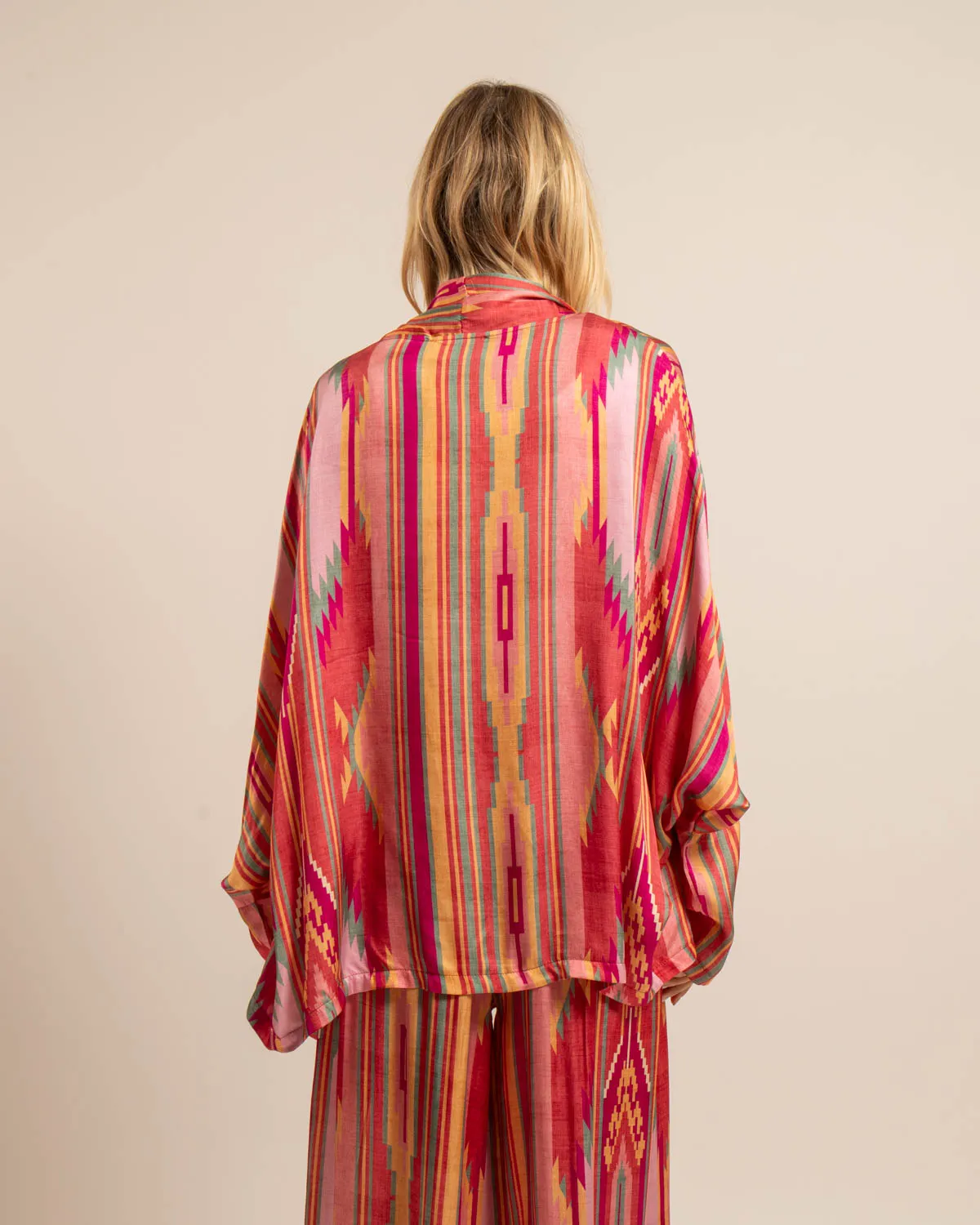 AOKYANOS Chicago Koda Rose Light veste kimono rose